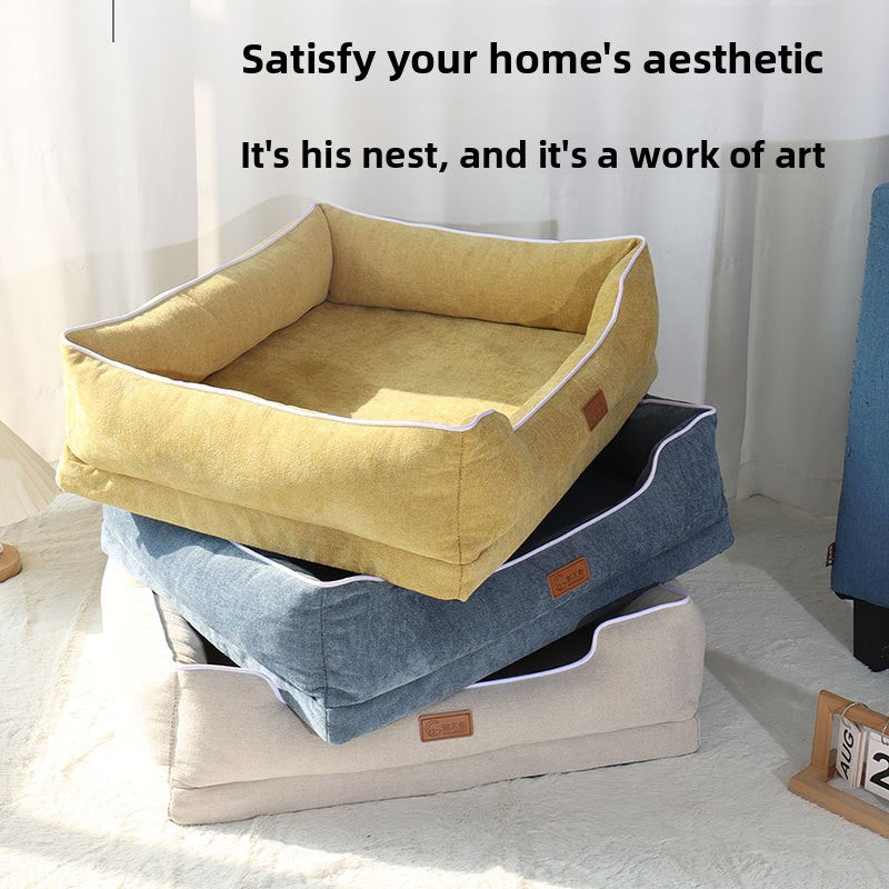 Dog bed mat