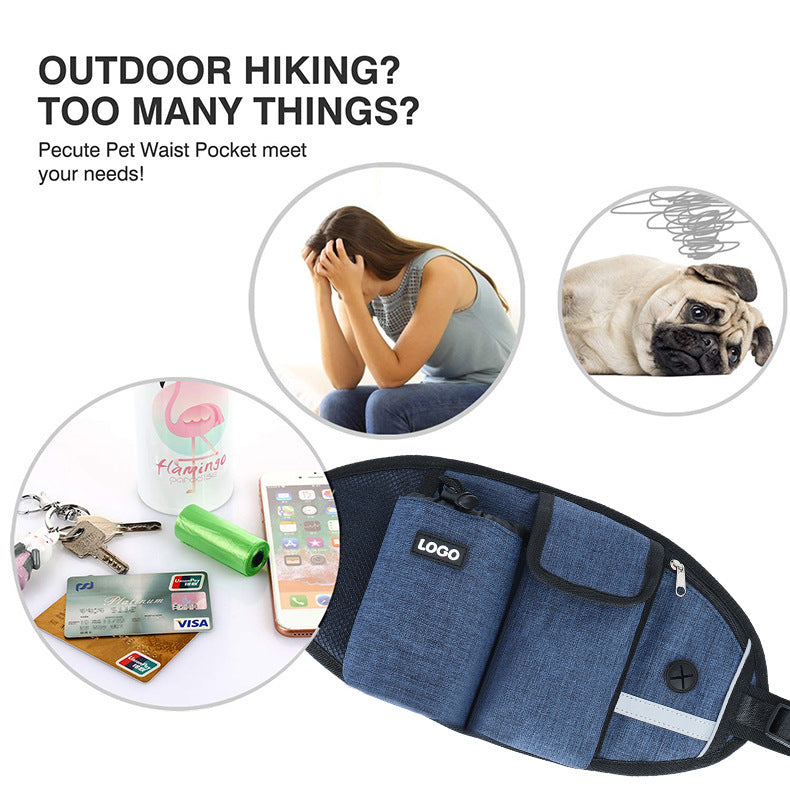 Outdoor pet waist bag