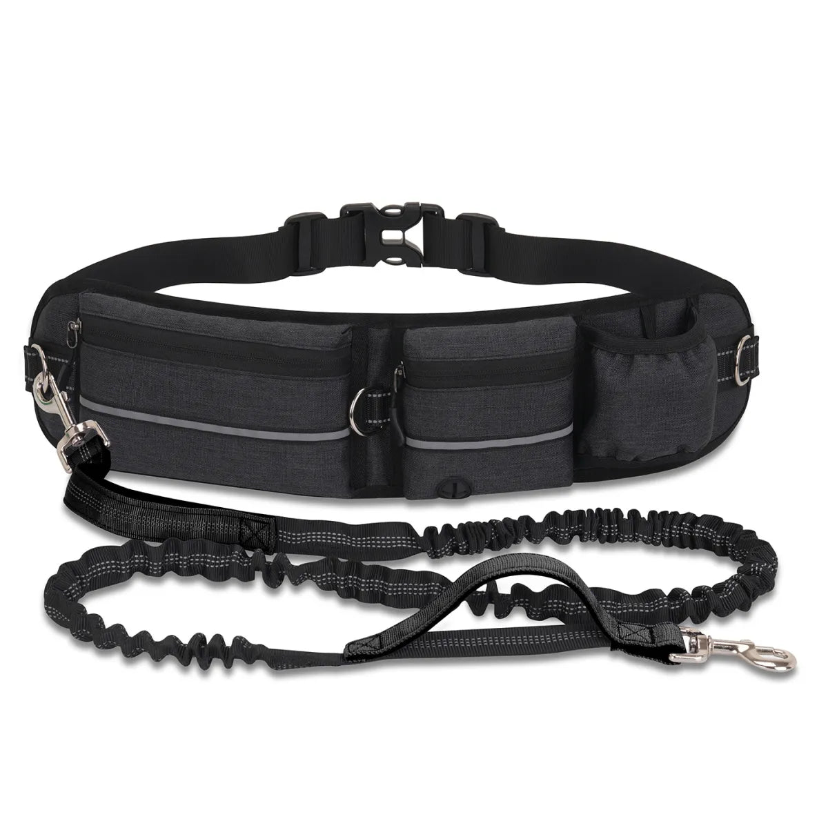 Adjustable Dog Walking Sports Waist Bag with Leash