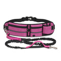 Adjustable Dog Walking Sports Waist Bag with Leash